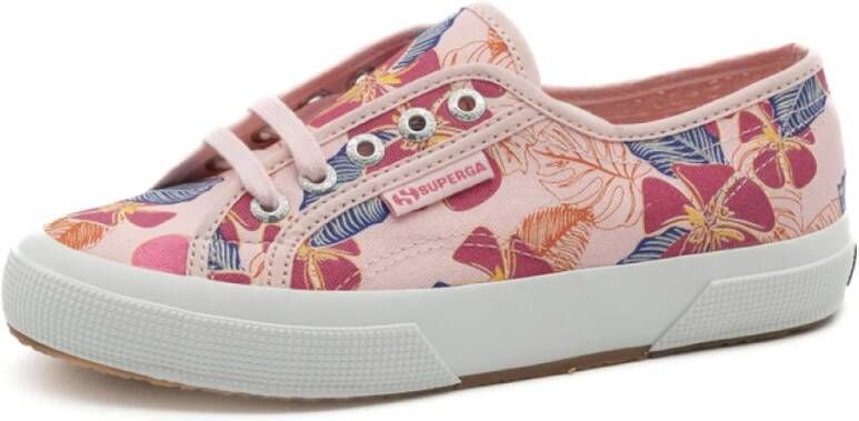 Superga Roze Fuchsia Hibiscus Damesschoenen Multicolor Dames