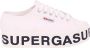 Superga Sneakers in wit voor Dames 2790 Platform Lettering - Thumbnail 1
