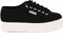 Superga Sneakers 2790 3D-Letters Zwart Streetwear Vrouwen - Thumbnail 3