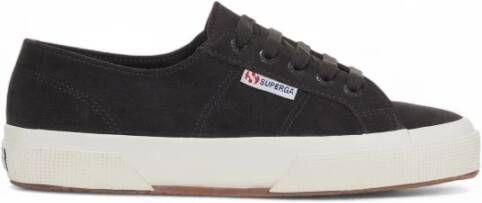 Superga Suède Veters Rubberen Zool Schoen