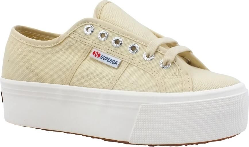 Superga 2790 dames platform sneaker Beige - Foto 4