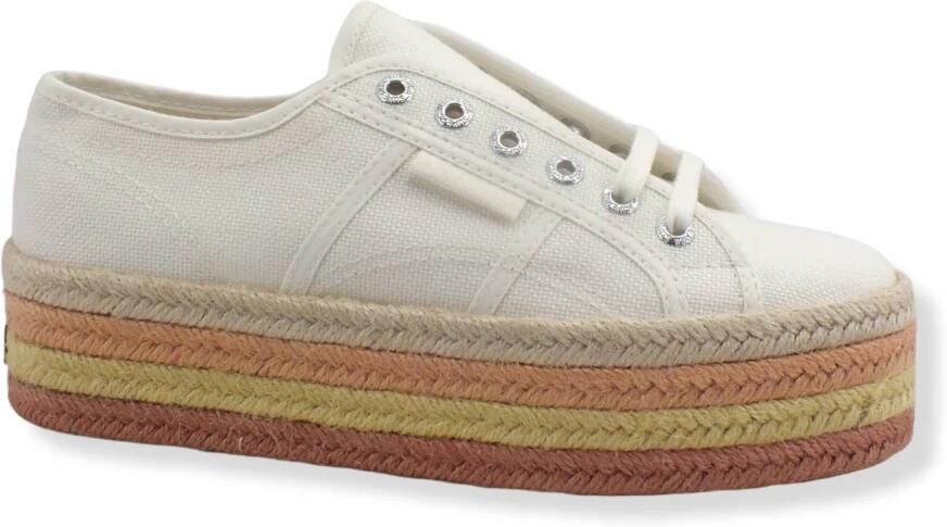 Superga 2790 Multicolor Rope Wit Rood - Foto 2