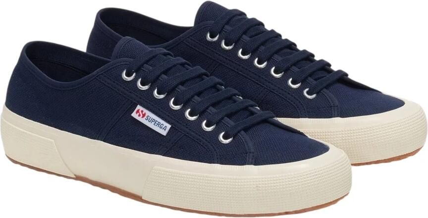 Superga Blauwe Canvas Sneakers met Logo Detail - Foto 4
