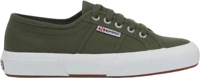 Superga Groene Canvas Sneaker voor Kinderen