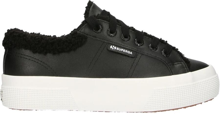 Superga Vegan Platform Sneaker met Sherpa Voering