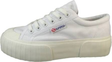 Superga Veterschoenen Wit White Dames