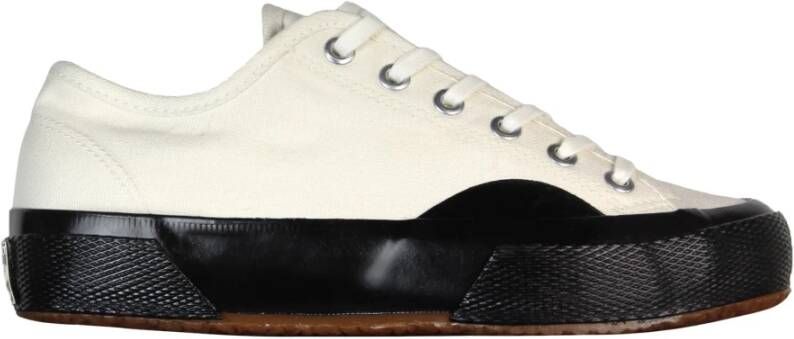 Superga Witte Canvas Lage Sneakers