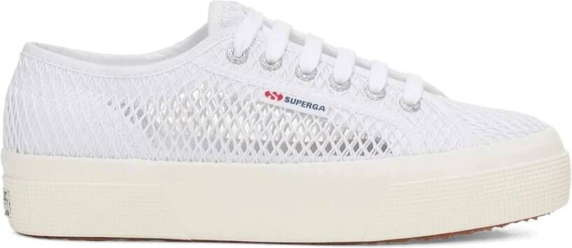 Superga Witte Mesh Sneakers