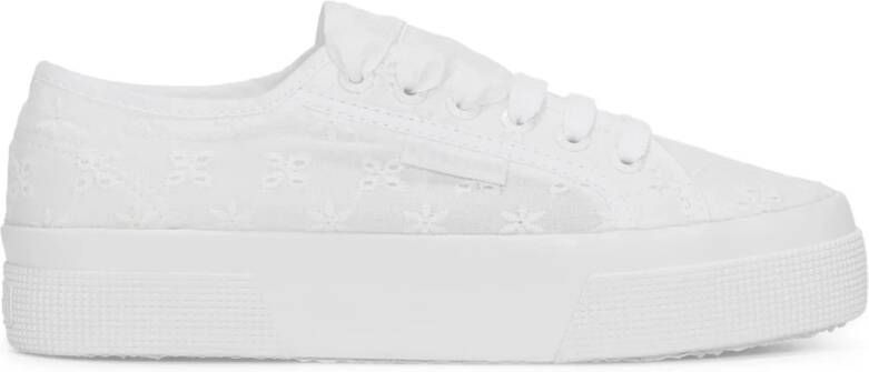 Superga Bloem Sangallo Witte Schoenen White Dames