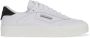 Superga Witte Zwarte Leren Court Sneakers White Heren - Thumbnail 1