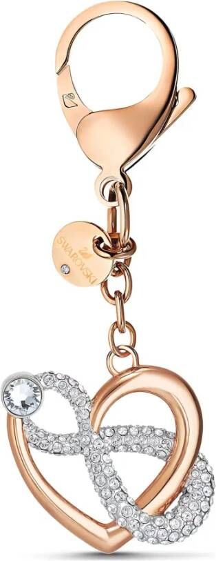 Swarovski Dames Handtas Bedel Oneindigheidssymbool en Hart Wit Infinite 5530885