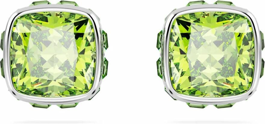 Swarovski Augustus Geboortesteen Vierkant Geslepen Oorknopjes - Foto 3