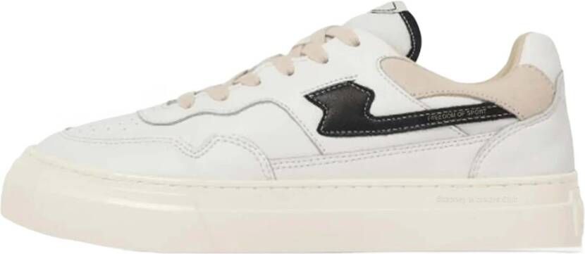 S.W.C. S.W. Stepney Workers Club Pearl S-Strike Sneakers White Black Unisex - Foto 2