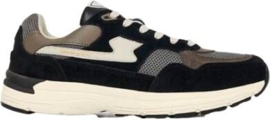 S.w.c. Stepney Workers Club S-Strike Suede Mix Sneakers Black Heren