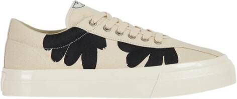 S.w.c. Stepney Workers Club Canvas Sneaker met Shroom Hands Print Beige