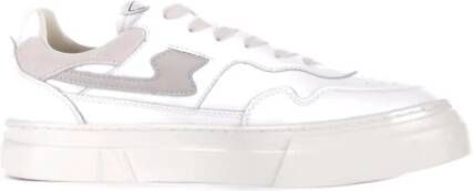 S.w.c. Stepney Workers Club Leren sneakers met rubberen zool White Heren