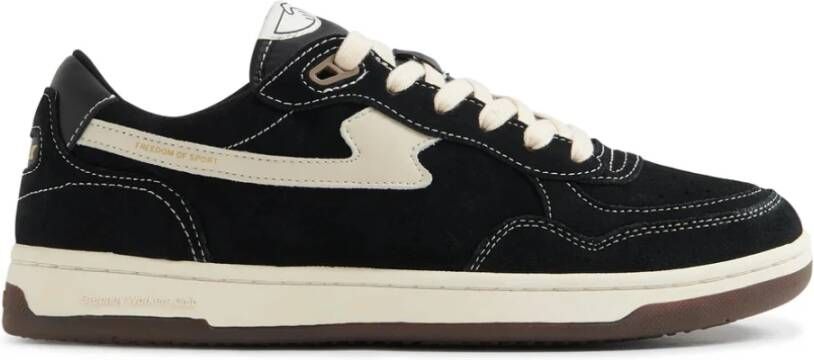 S.w.c. Stepney Workers Club Sportieve Leren Sneaker met Cupsole Constructie