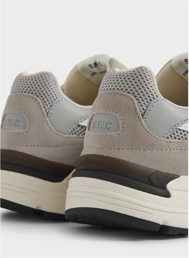 Stepney Workers Club Men Amiel S-Strike Suede Mix Light Grey - Foto 2