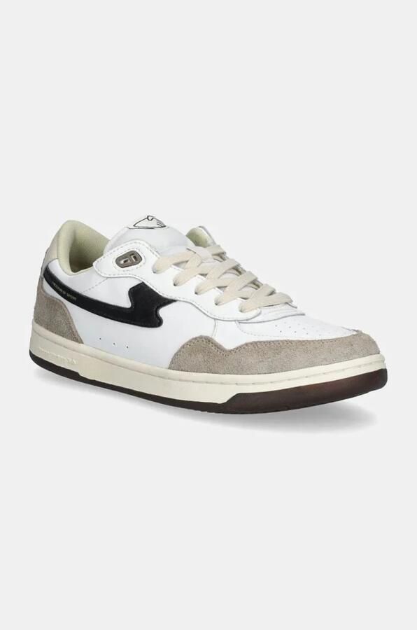 Stepney Workers Club S.W.C Pro Cup 01 S-Strike Geo-Merged Wit Leer Lage sneakers Unisex - Foto 3