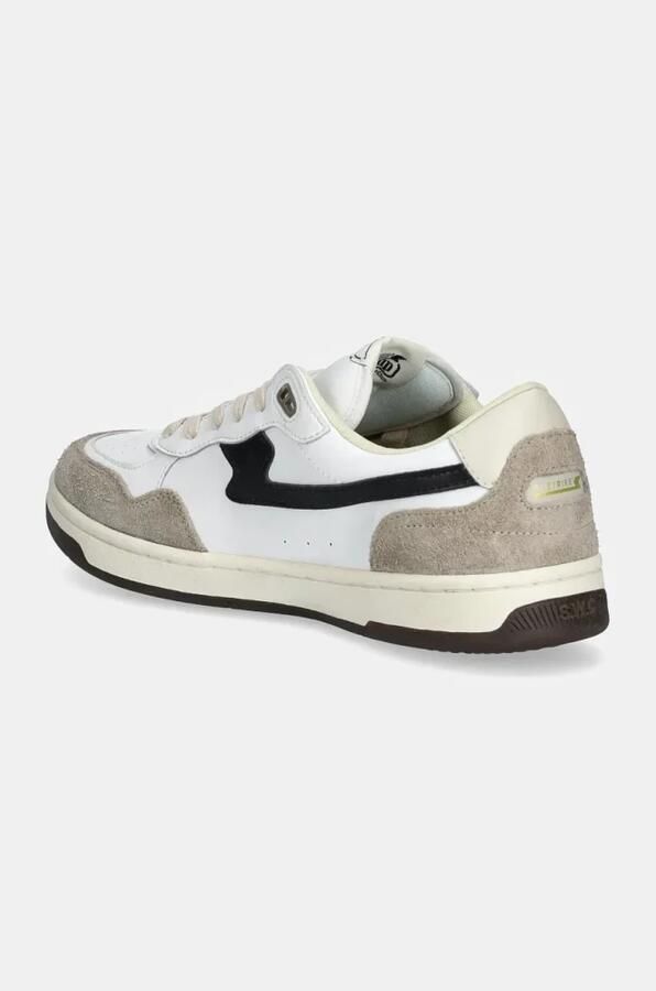 Stepney Workers Club S.W.C Pro Cup 01 S-Strike Geo-Merged Wit Leer Lage sneakers Unisex - Foto 4