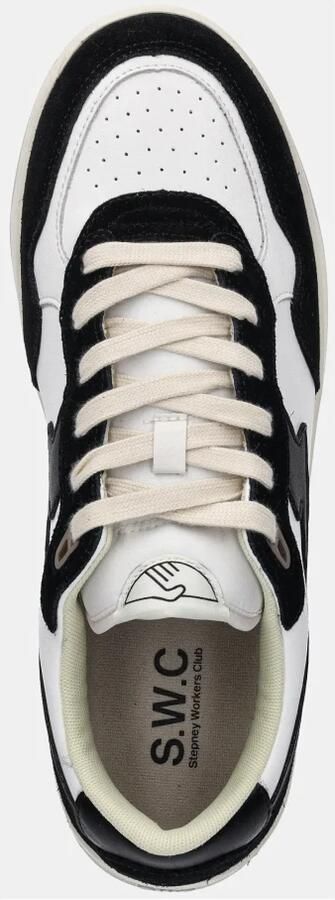 Stepney Workers Club S.W.C Pro-Cup 01 S-Strike black white Leer Unisex - Foto 4
