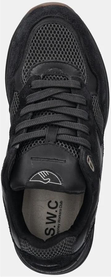 S.w.c. Stepney Workers Club Amiel S-Strike Geo-Merged Tech Black Sneakers - Foto 5
