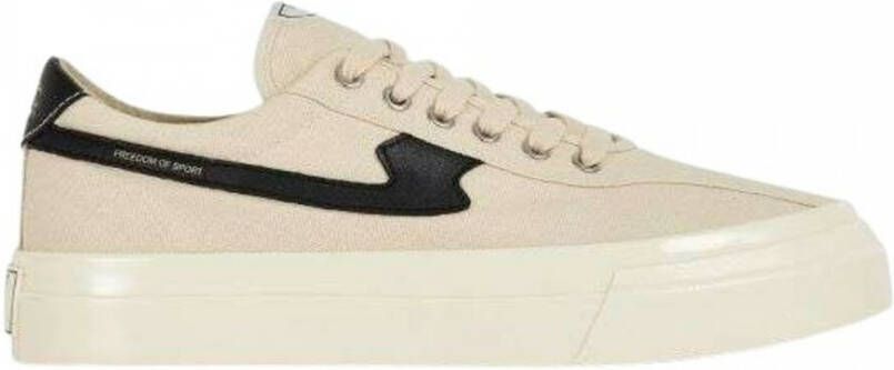 Stepney Workers Club Dellow S Strike Canvas Ecru Black Schoenmaat 43 Sneakers YA07112