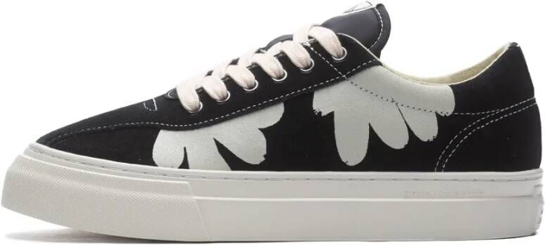S.w.c. Stepney Workers Club Zwart Wit Suède Sneakers Cupsole