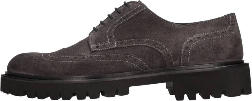 Tagliatore Platte schoenen Grijs Gray Heren