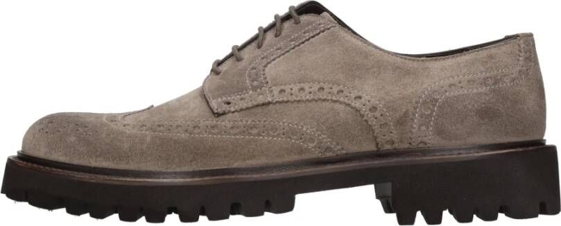 Tagliatore Platte schoenen Grijs Gray Heren