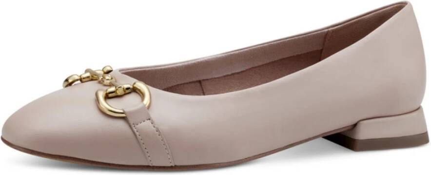 Tamaris Elegante Gesloten Ballerinas in Beige Dames