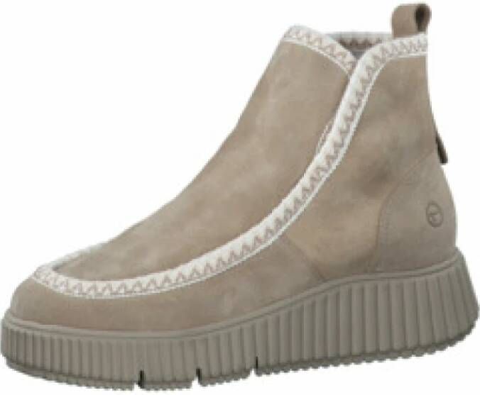Tamaris Beige Dameslaarzen Weerbestendig en Stijlvol