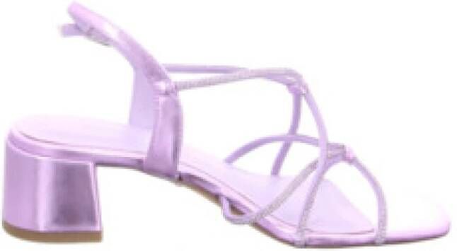 Tamaris Sandaaltjes zomerschoen sandaal blokhak met fonkelende smalle bandjes - Foto 3