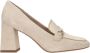 Tamaris Beige Suède Pump met Gouden Detail Beige Dames - Thumbnail 11