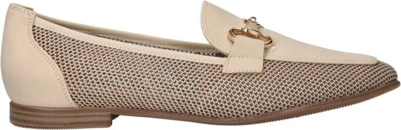 tamaris Beige Vegan Slip-On Loafers Beige Dames