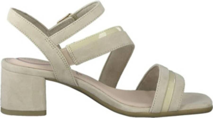 Tamaris Beige Volwassen Sandalen Stijlvol en Comfortabel