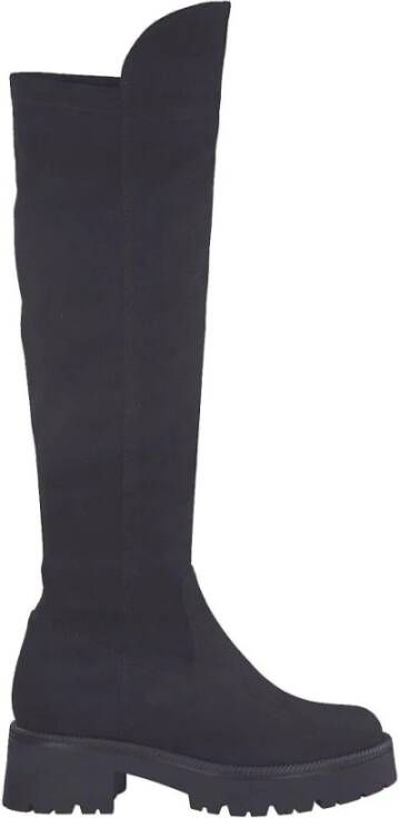 tamaris Black Casual High Boots Zwart Dames