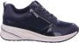 Tamaris damestrainers 1-23754-45 805 Damestrainers M2375445 Donkerblauw - Thumbnail 2