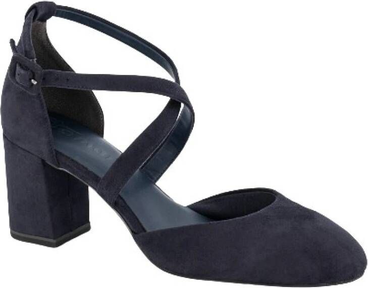 Tamaris Blauwe Elegante Hoge Hak Sandalen Blue Dames