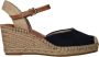 Tamaris Blauwe Suède Espadrille Sleehak Sandaal Multicolor Dames - Thumbnail 2