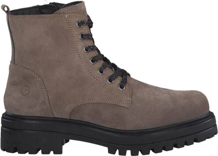 Tamaris Bruine Gesloten Booties voor Dames Brown Dames