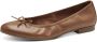 Tamaris Ballerina's Feestelijke schoen trouwschoen flats met mooie metallic glans - Thumbnail 2