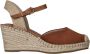 Tamaris Bruine Suède Espadrille Sleehak Sandaal Brown Dames - Thumbnail 13