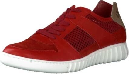 Tamaris Casual Veterschoen in Rood