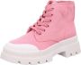 Tamaris Hoge veterschoenen met profielzool - Thumbnail 2