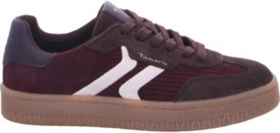 Tamaris Plateausneakers vrijetijdsschoen halfschoen veterschoen met gepolsterde schacht - Foto 4