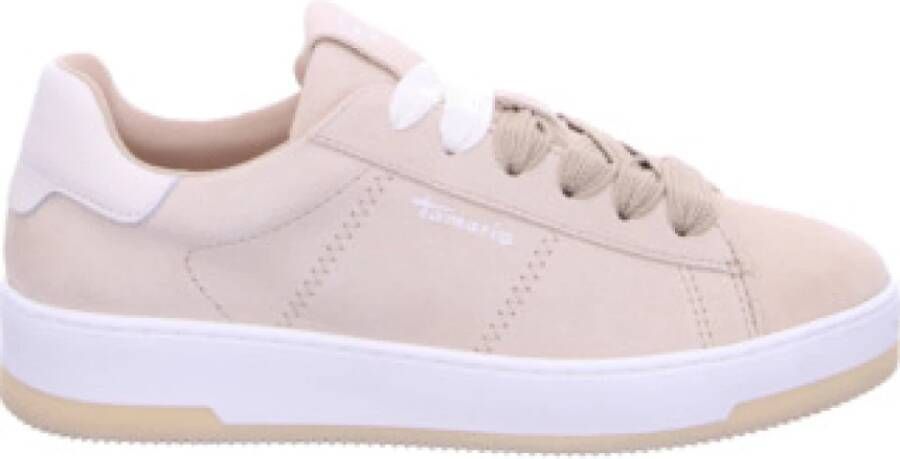 Tamaris Casual Veterschoenen voor Heren in Beige