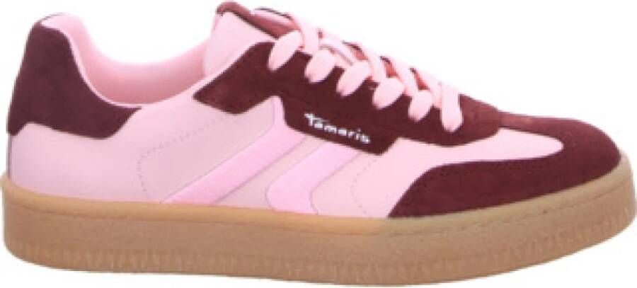 Tamaris Casual Veterschoenen voor Heren in Roze