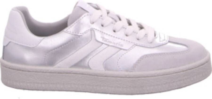 Tamaris Casual Veterschoenen voor Heren in Zilver