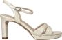 Tamaris Metallic Gouden Vegan Sandalette met 7 5 cm Hak Yellow Dames - Thumbnail 40